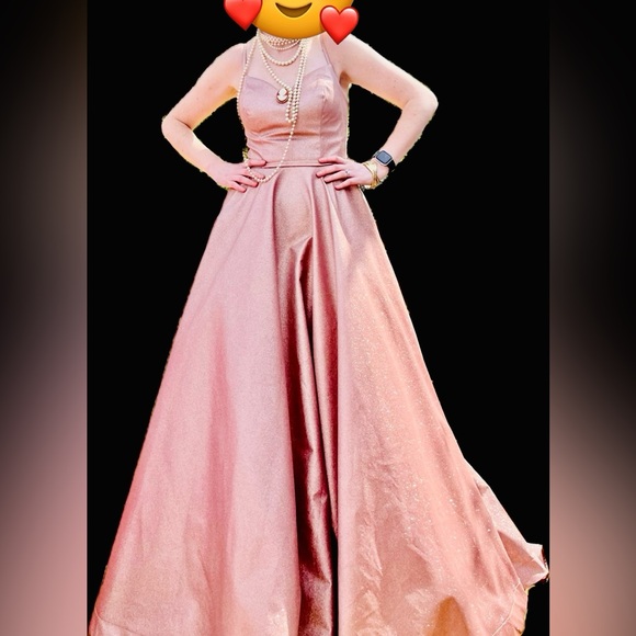 Tiffany Homecoming 27321 Gown in Rose Gold - Picture 4 of 6